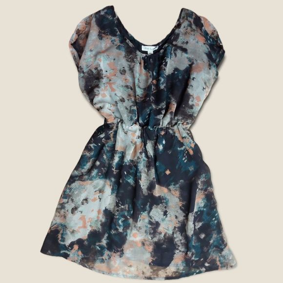 Olive & Oak Earthy Tone Sheath Dress Medium - Picture 2 of 7